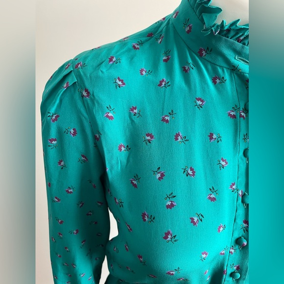 VINTAGE DIANE VON FURSTENBERG SILK DRESS - Picture 8 of 16